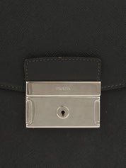 サフィアーノロゴプレートビジネスバッグ ブラック