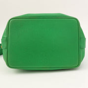 Circa 1992 Caviar Skin CC Mark Stitch Drawstring Shoulder Bag Green