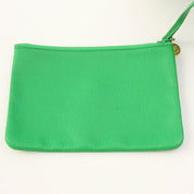 Circa 1992 Caviar Skin CC Mark Stitch Drawstring Shoulder Bag Green