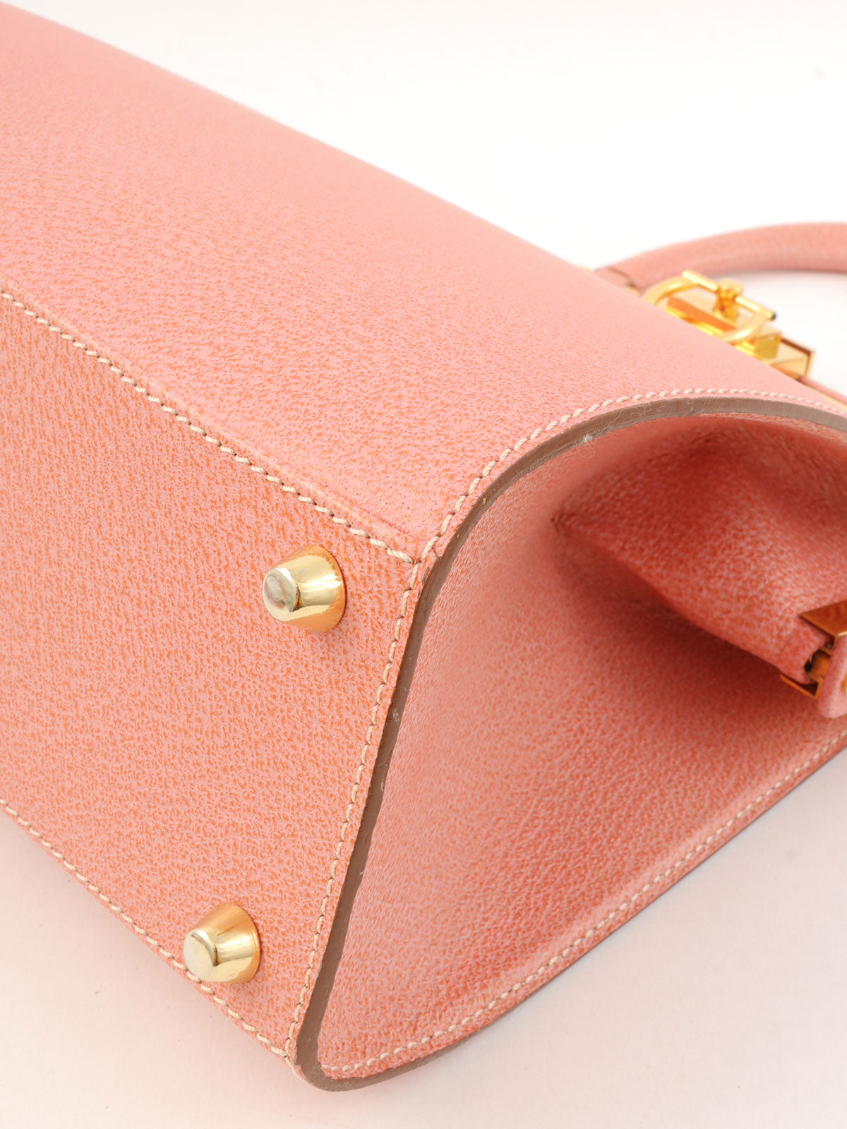 Logo Plate Clasp 2-Way Bag Pink