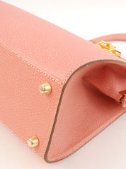 Logo Plate Clasp 2-Way Bag Pink