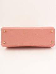 Logo Plate Clasp 2-Way Bag Pink