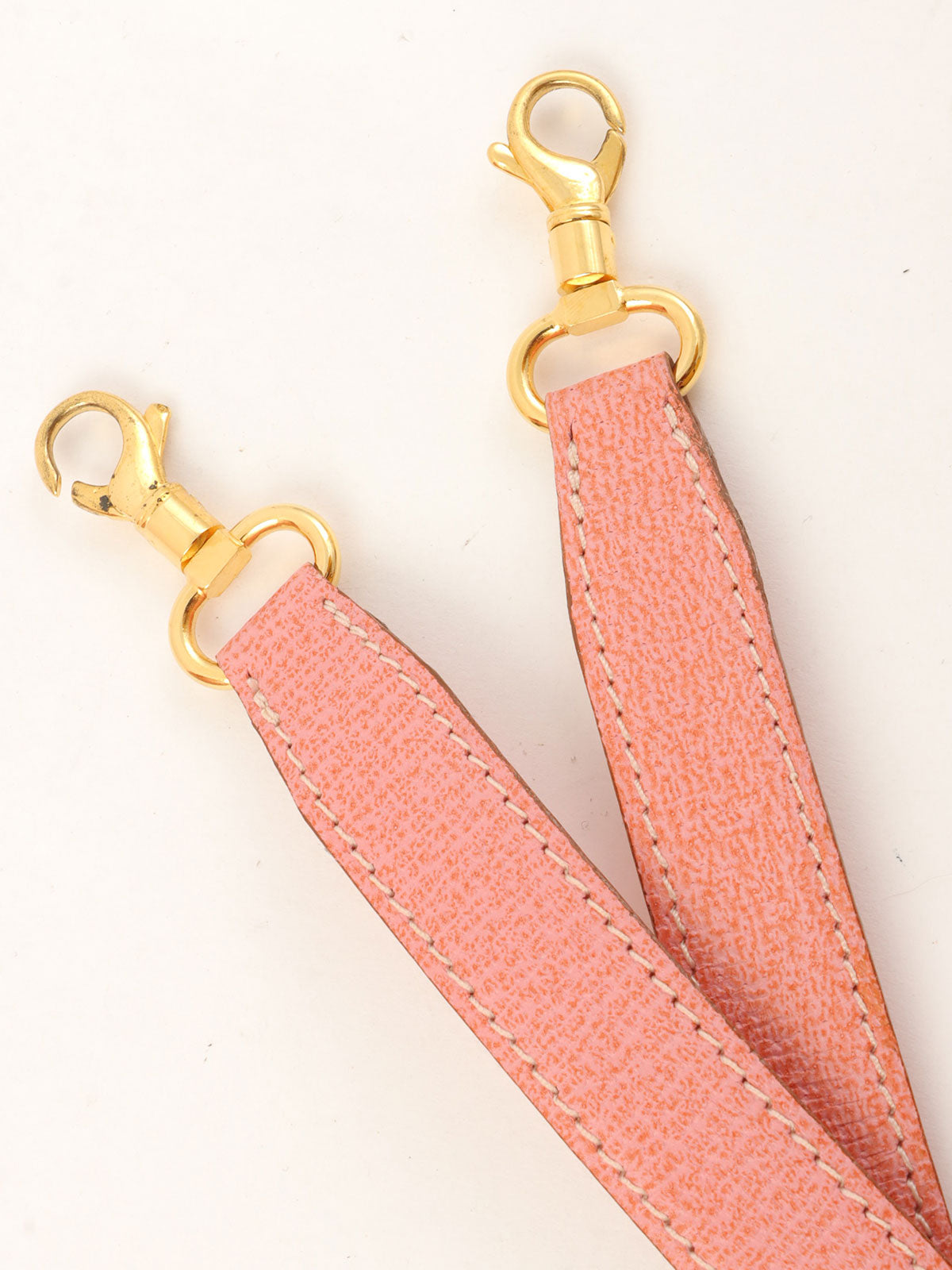 Logo Plate Clasp 2-Way Bag Pink