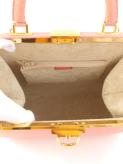 Logo Plate Clasp 2-Way Bag Pink