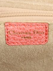 Logo Plate Clasp 2-Way Bag Pink
