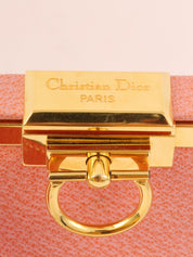 Logo Plate Clasp 2-Way Bag Pink