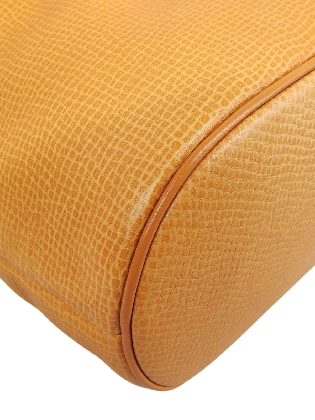 Brown 2-way bag with logo plate