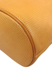 Brown 2-way bag with logo plate