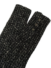 1997年製 ツイードCCマークボタンジャケット ブラック