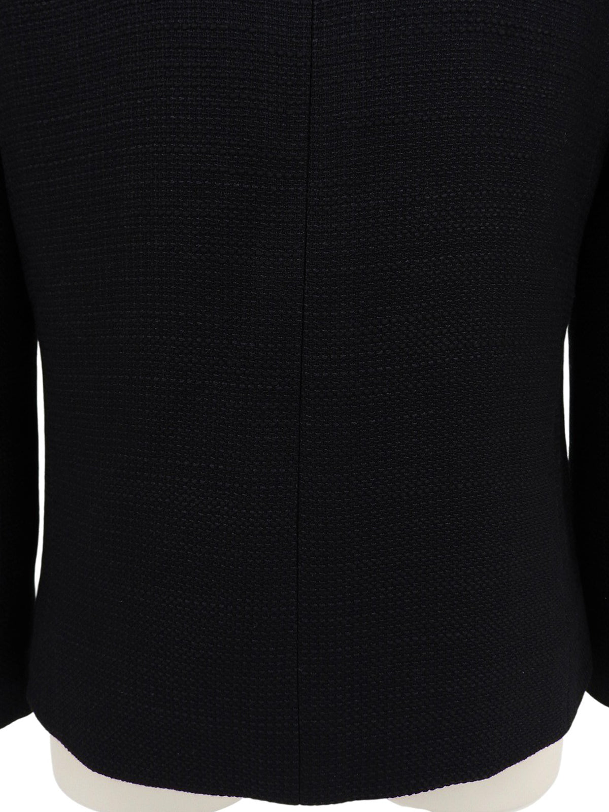 2007年製 シルクCCマークボタンジャケット ブラック/ホワイト