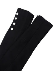 2007年製 シルクCCマークボタンジャケット ブラック/ホワイト