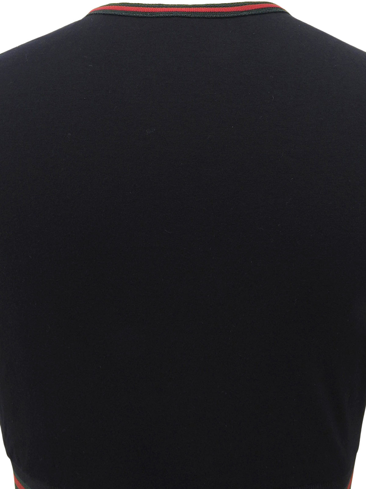 Sherry Line Short Sleeve Top Black/Green/Red