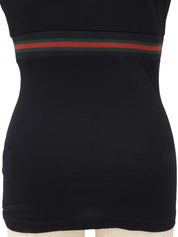 シェリーラインハーフスリーブトップス ブラック/グリーン/レッド