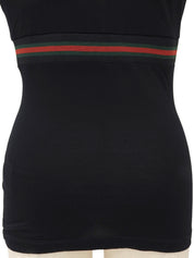 Sherry Line Short Sleeve Top Black/Green/Red