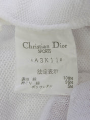 バイカラーロゴ刺繍半袖スウェット ホワイト/ネイビー