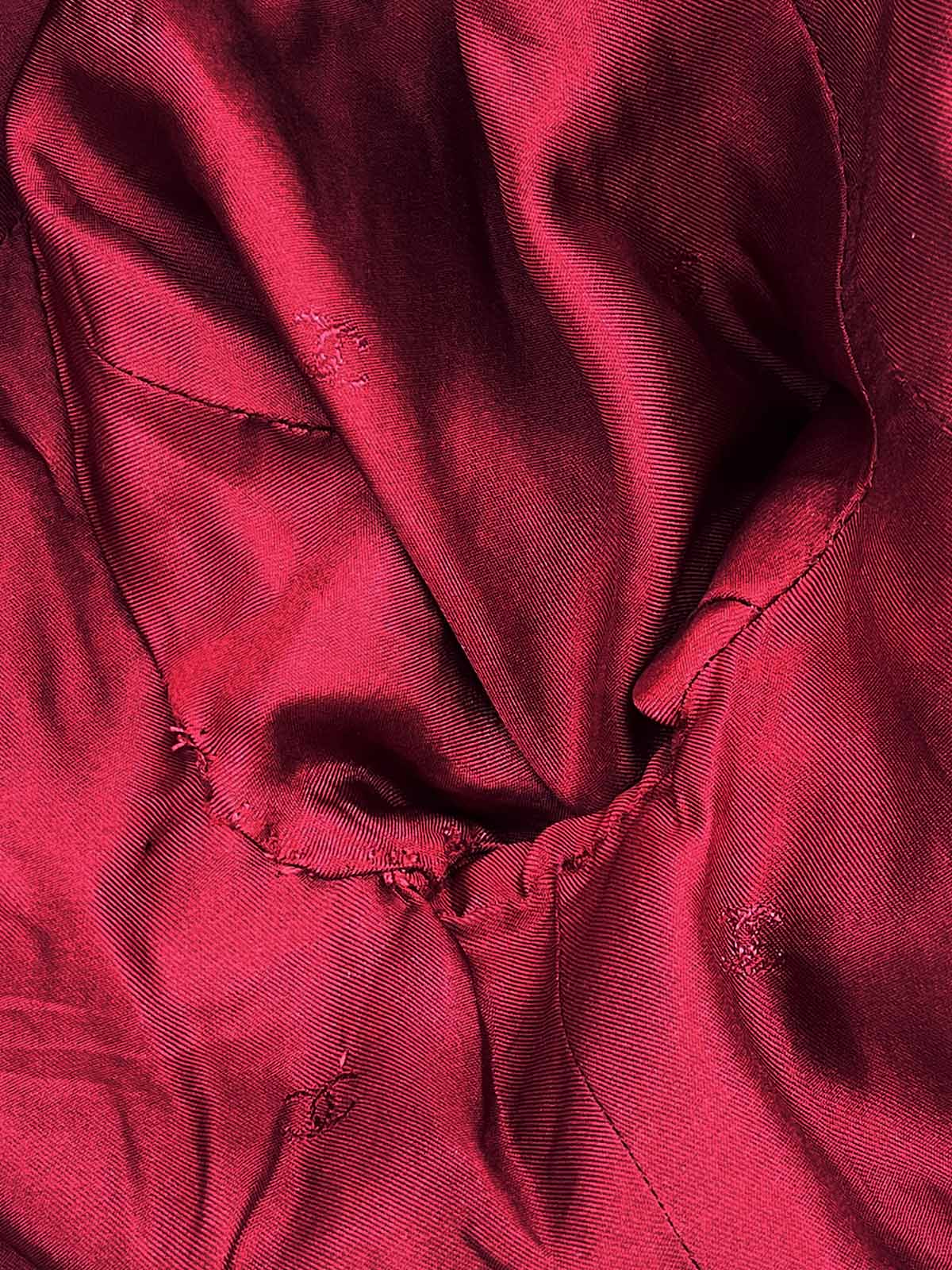 1997年製 CCマークデザインボタンジャケット ボルドー