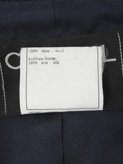 1997年製 ウールCCマークボタンジャケット ネイビー