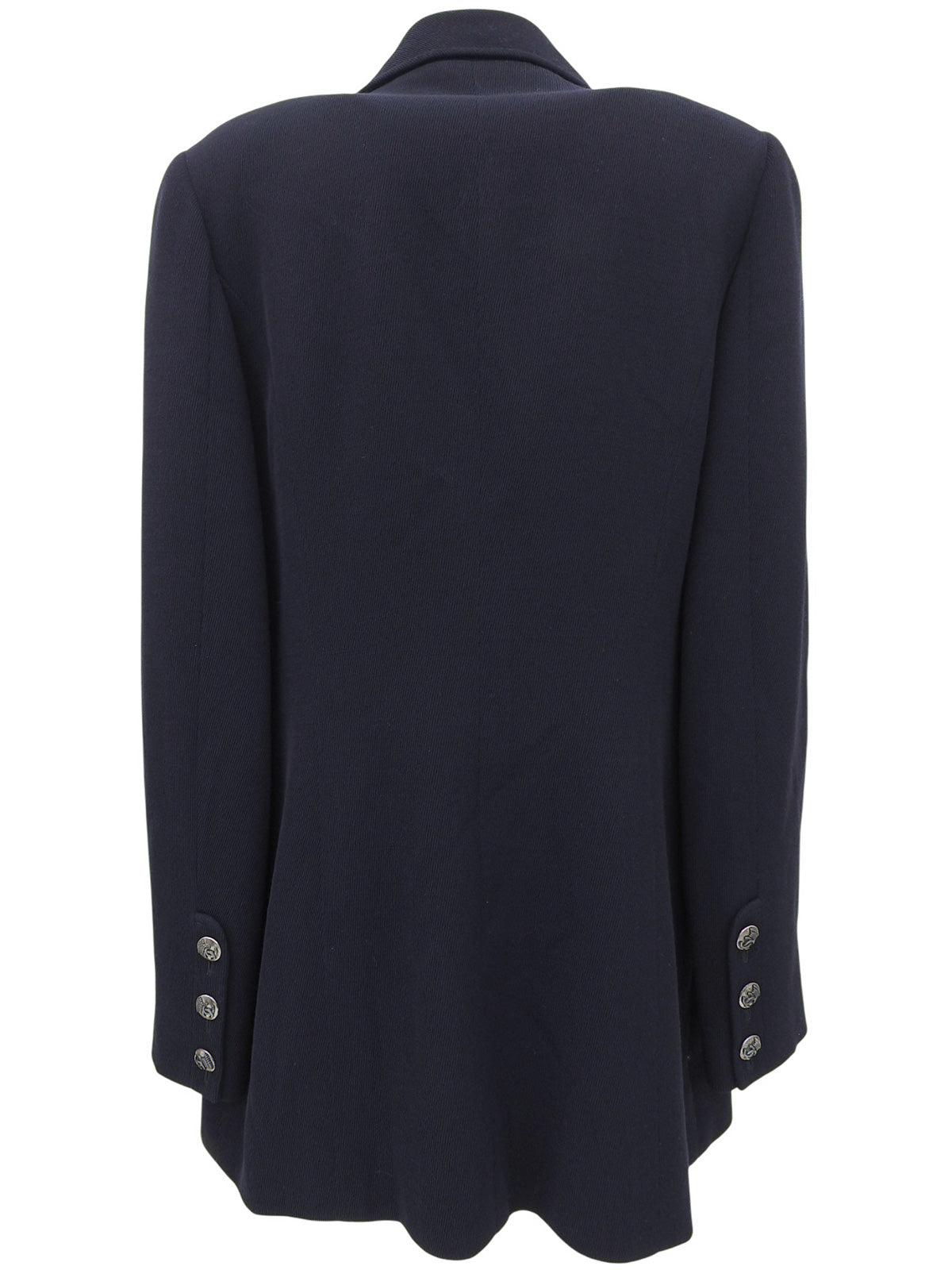 1997年製 ウールCCマークボタンジャケット ネイビー