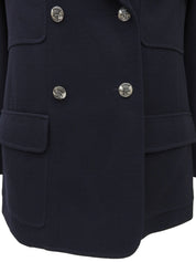 1997年製 ウールCCマークボタンジャケット ネイビー