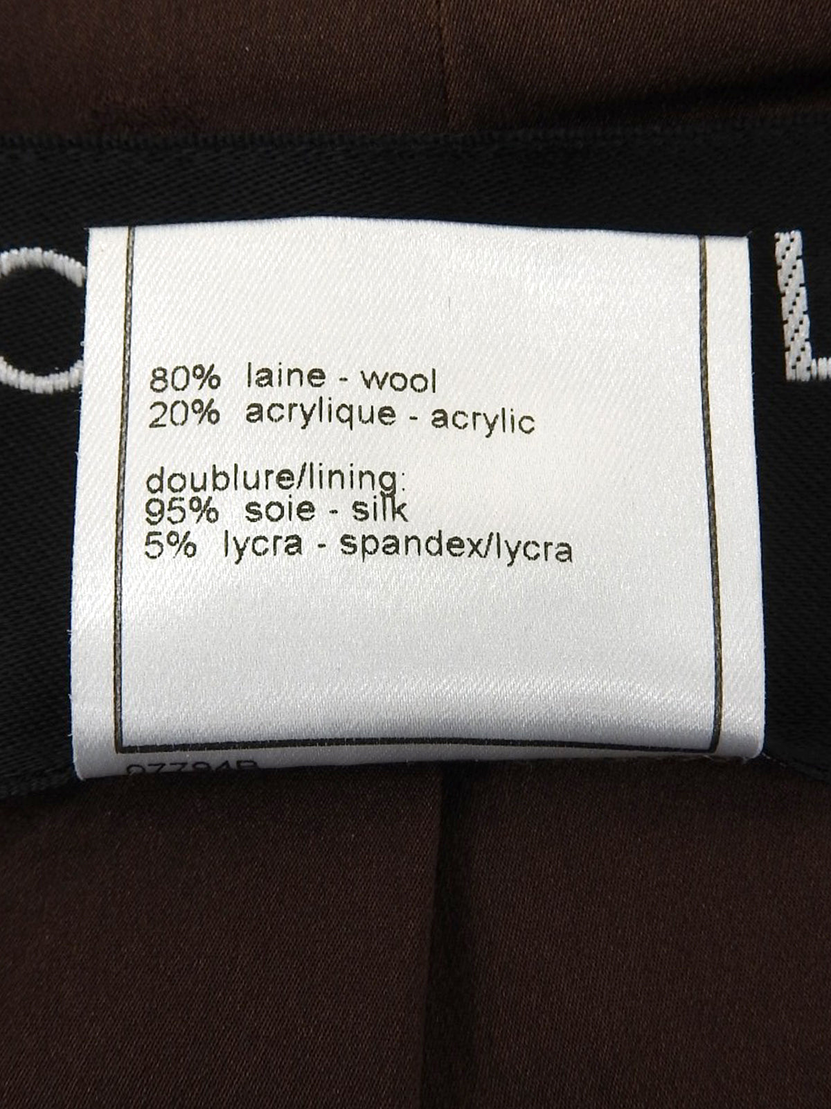 1998年製 ツイードCCマークボタンラウンドカラージャケット ブラウン/マルチ