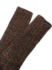 1998年製 ツイードCCマークボタンラウンドカラージャケット ブラウン/マルチ