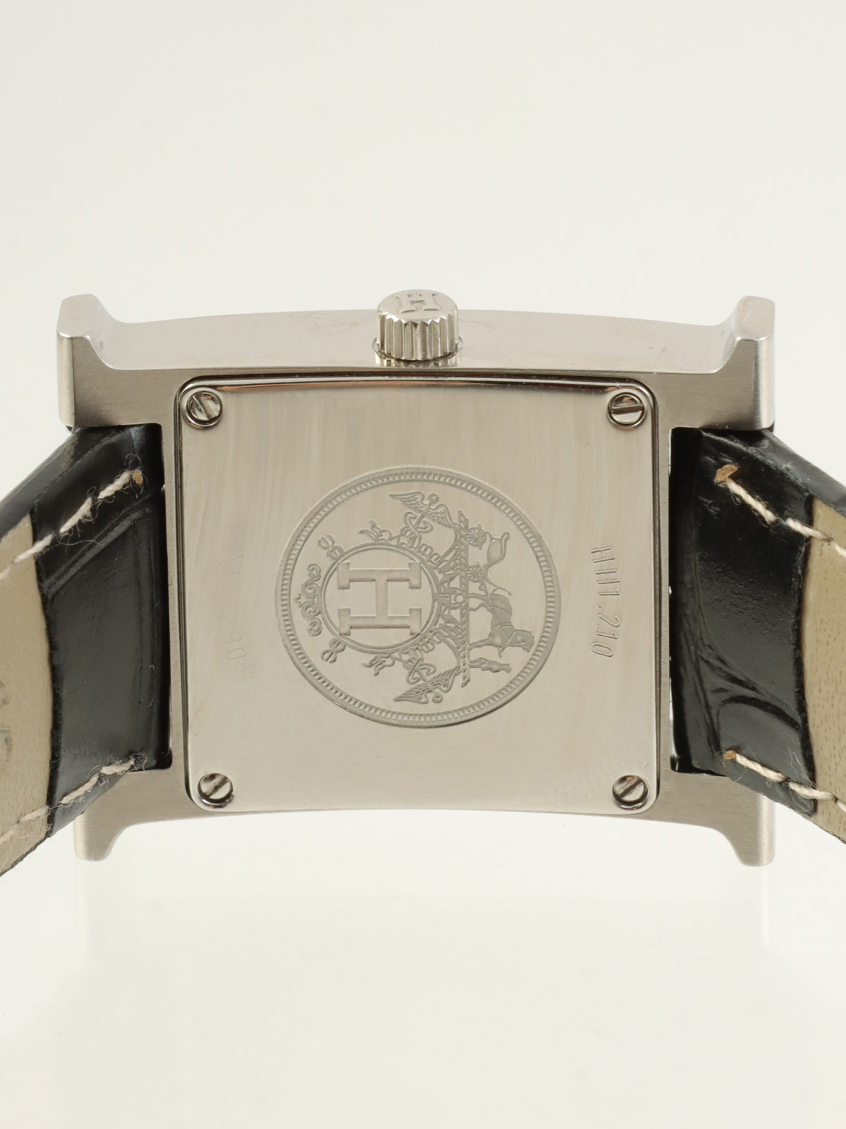 Hウォッチ シルバー/ブラック/ホワイトシェル