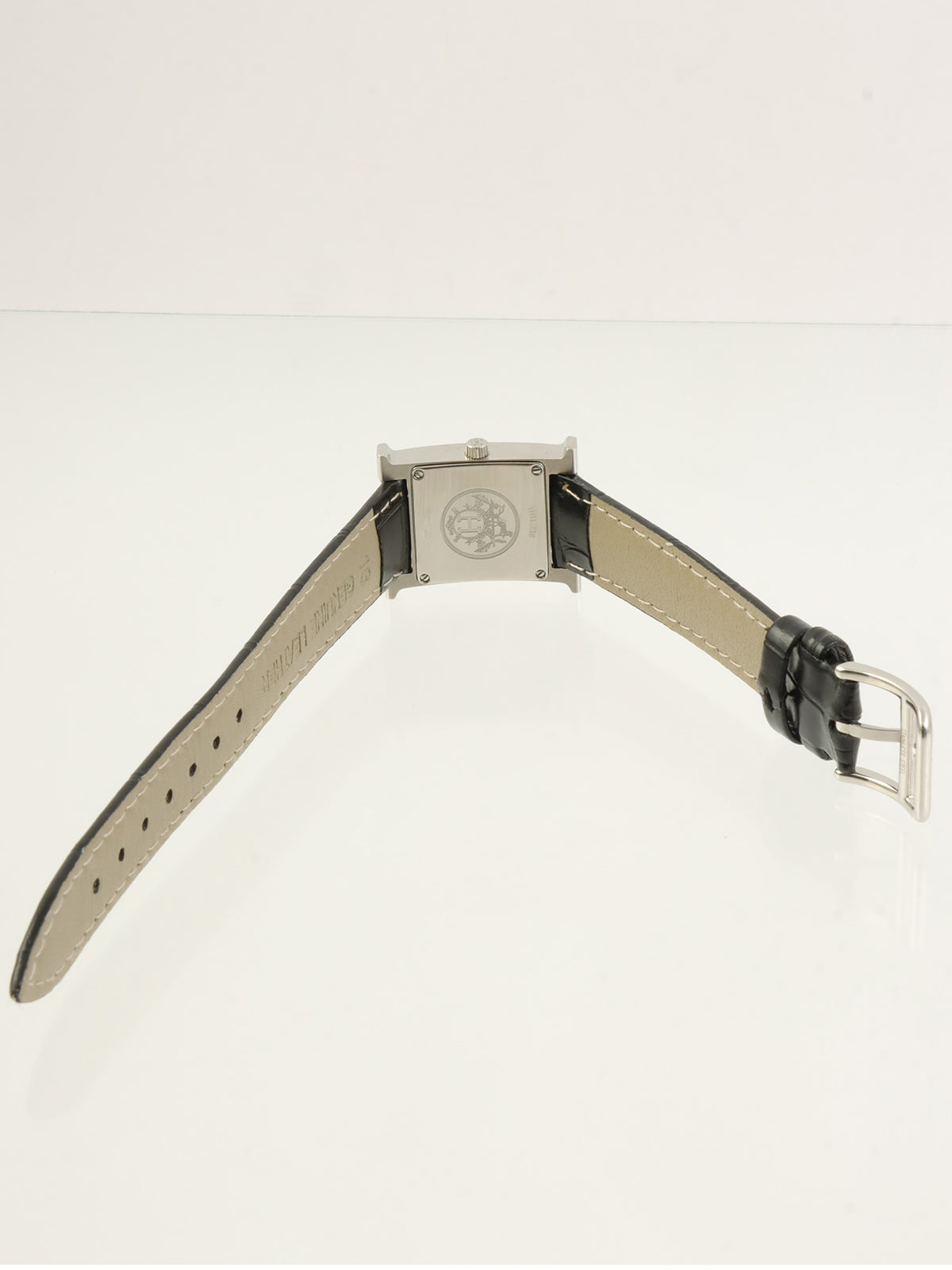 Hウォッチ シルバー/ブラック/ホワイトシェル