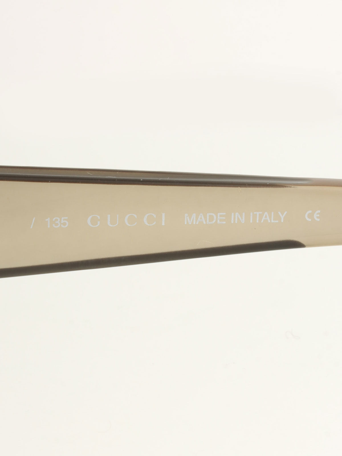 侧面Logo铭牌太阳镜 卡其色