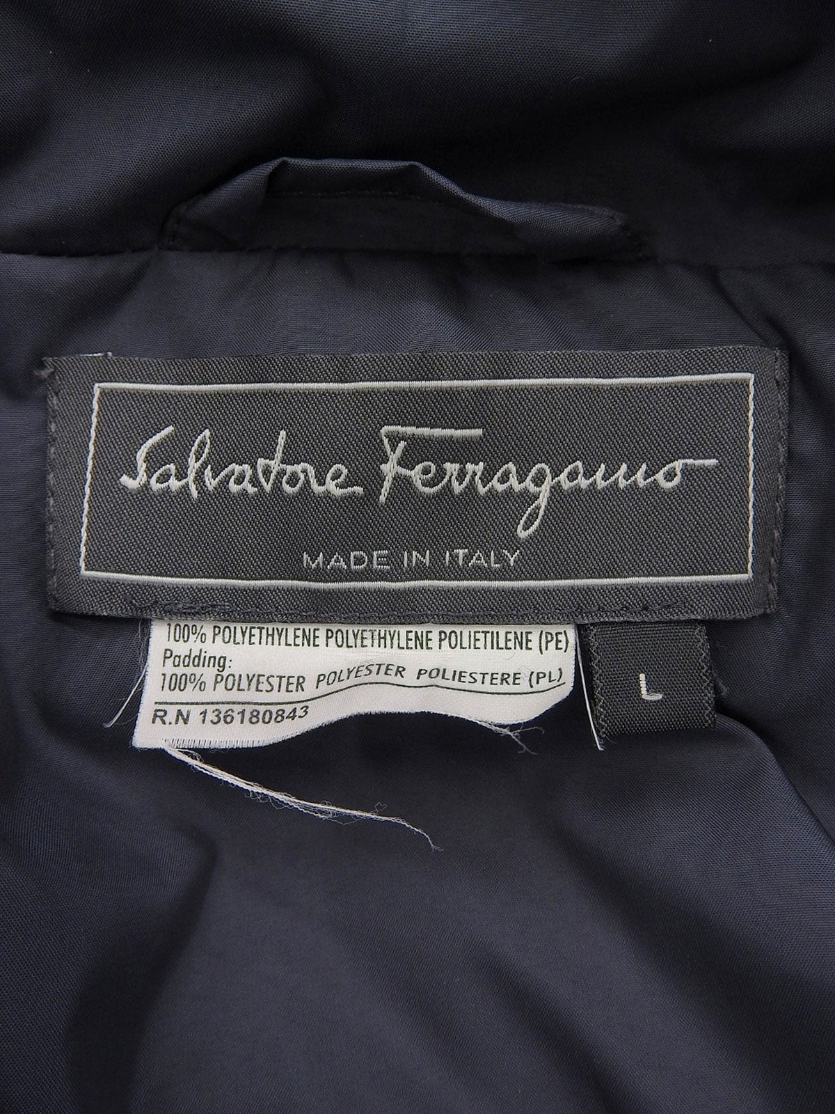 ウールニットダウンコート パープル