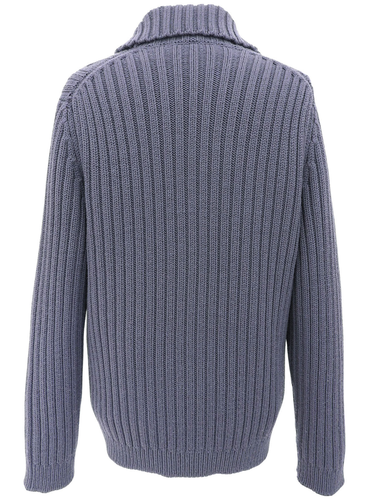 ウールニットダウンコート パープル