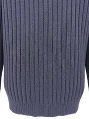 ウールニットダウンコート パープル