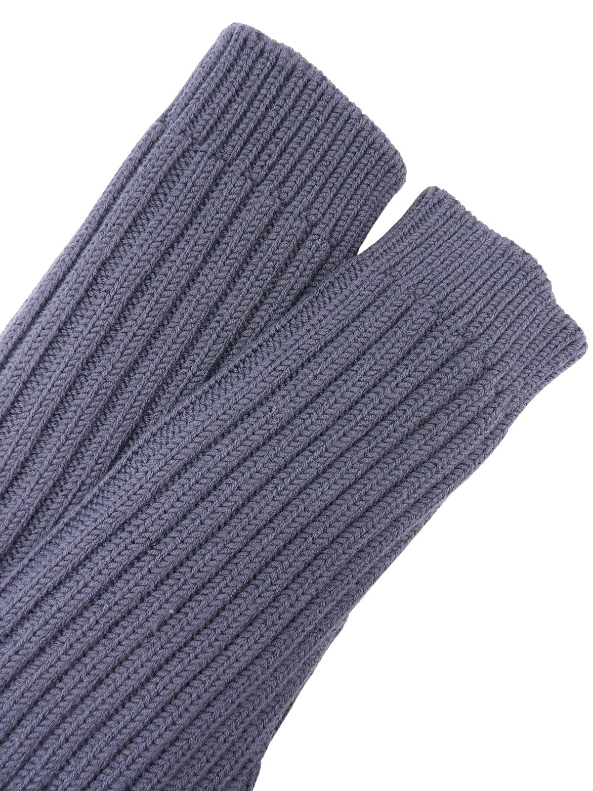 ウールニットダウンコート パープル