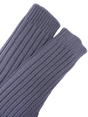 ウールニットダウンコート パープル