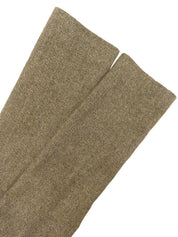 ファーカラーヘリンボーンパターンショートコート ブラウン