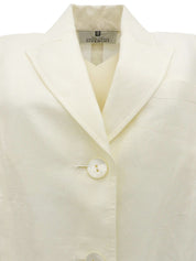 シェルボタンベスト ホワイト