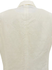 シェルボタンベスト ホワイト