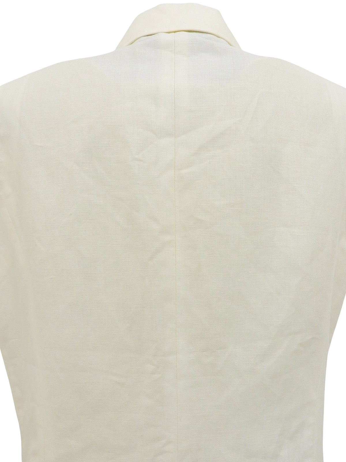 シェルボタンベスト ホワイト