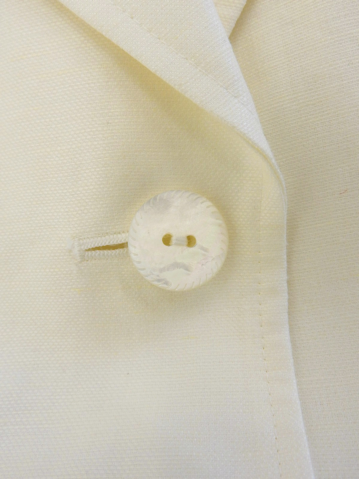 シェルボタンベスト ホワイト