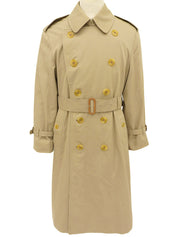 Nova Check Lining Trench Coat in Beige
