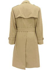 Nova Check Lining Trench Coat in Beige
