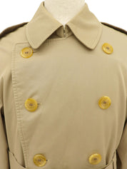 Nova Check Lining Trench Coat in Beige