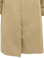 Nova Check Lining Trench Coat in Beige