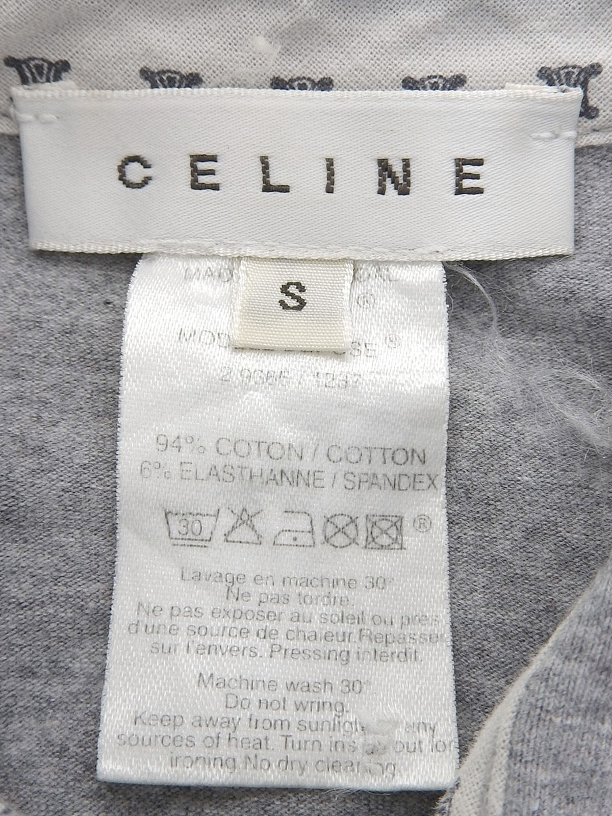 マカダムロゴ刺繍ポロシャツ グレー