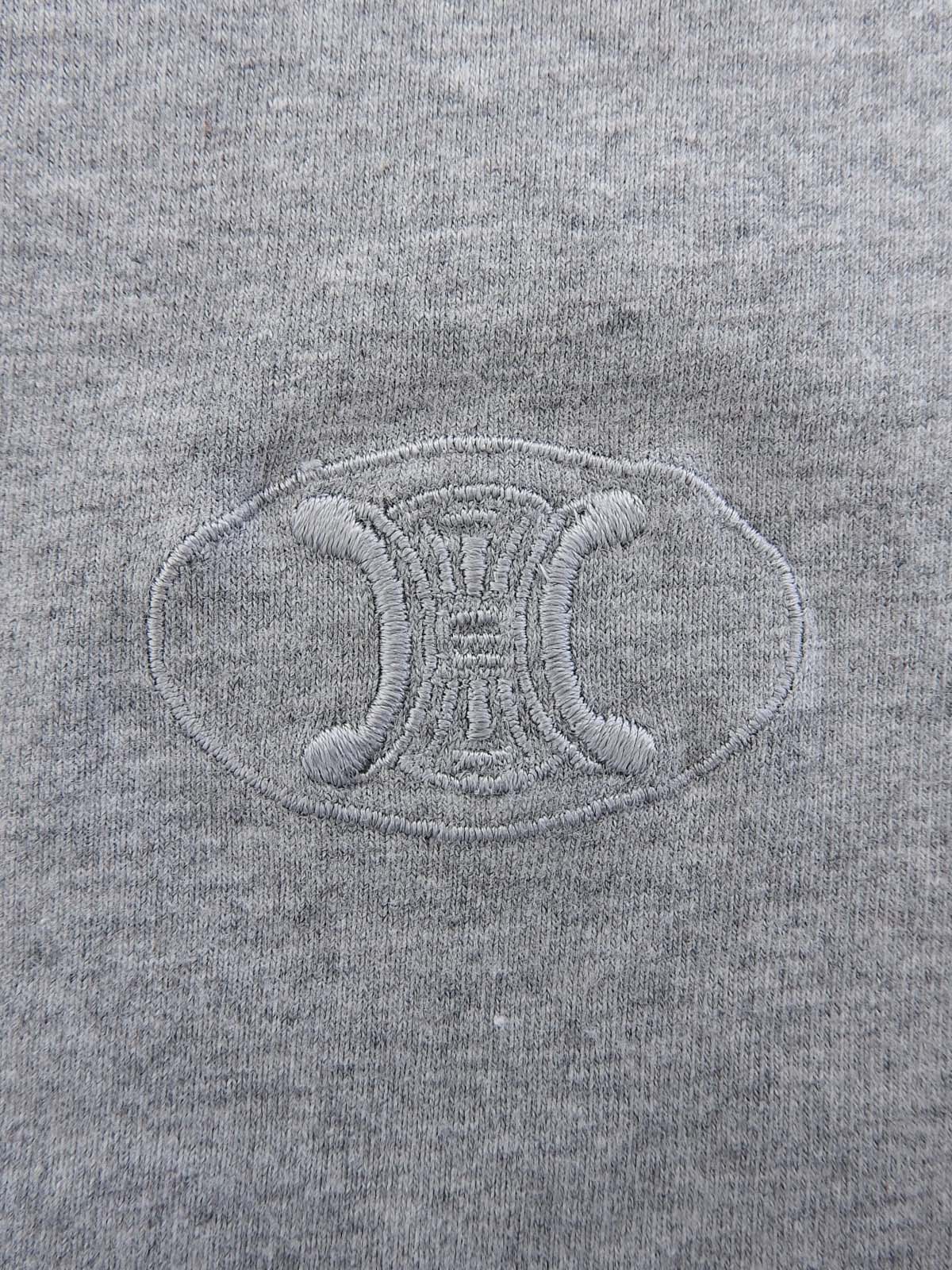 マカダムロゴ刺繍ポロシャツ グレー