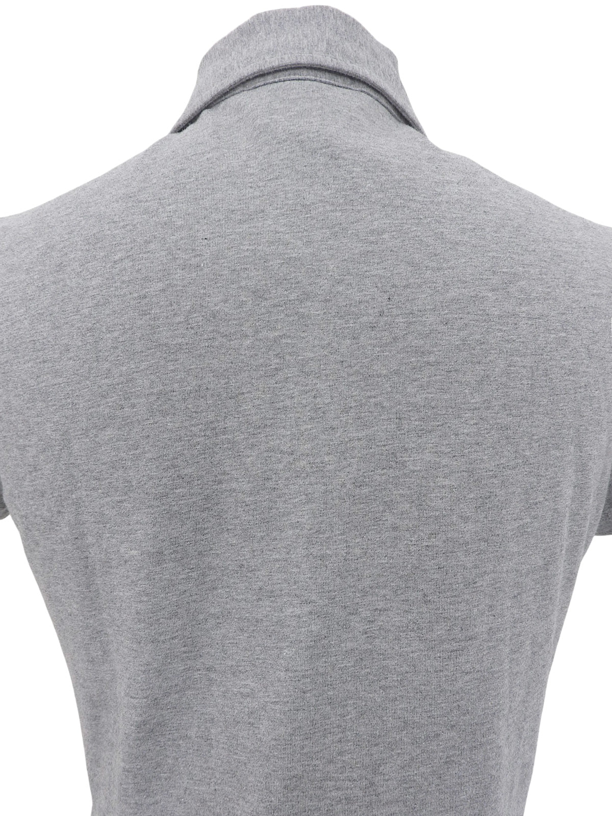 マカダムロゴ刺繍ポロシャツ グレー