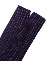 チェックパターンテーラードジャケット パープル