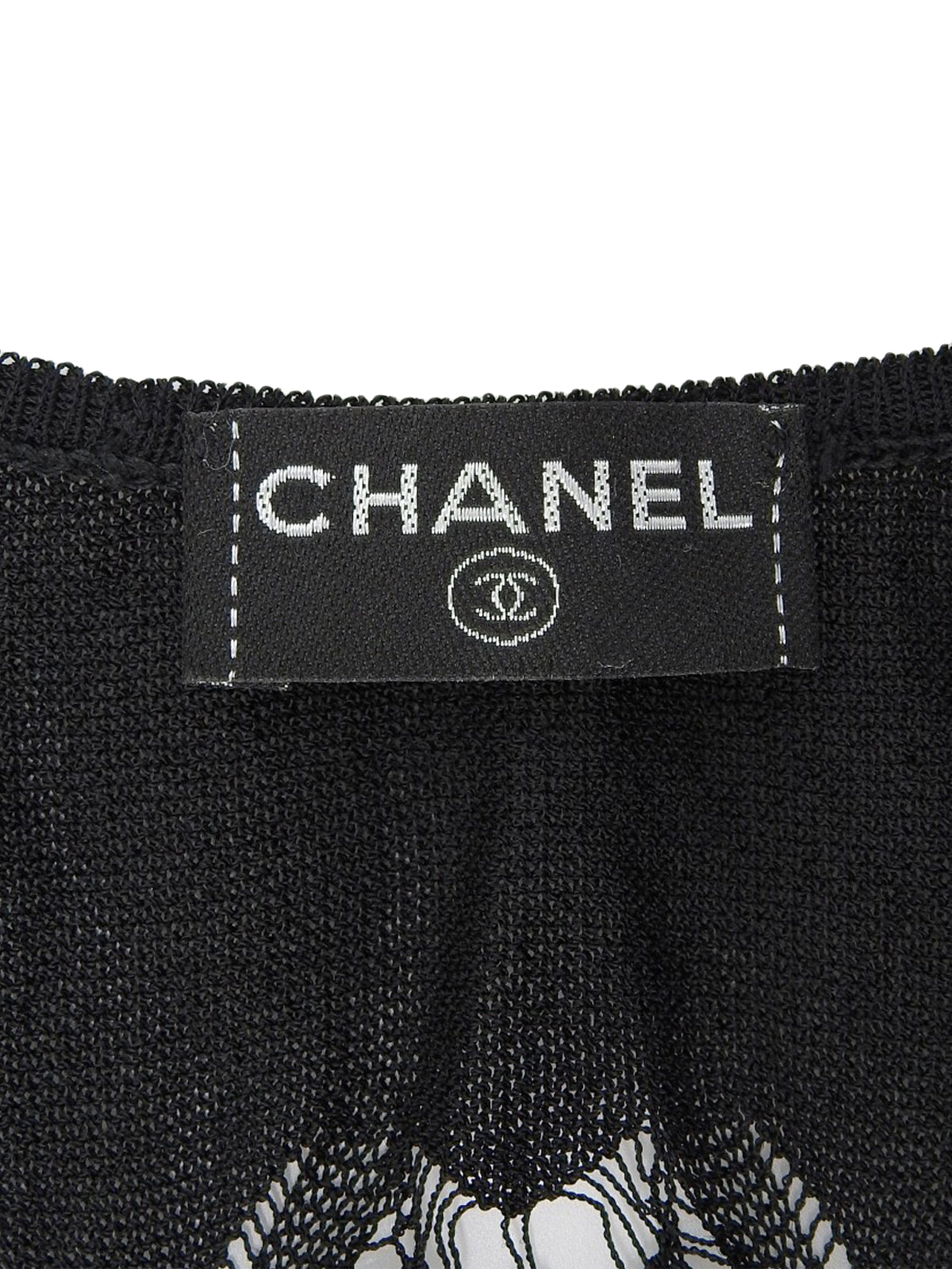 2006 Heart Cutout CC Mark Sleeveless Top in Black