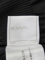 2006年製 ハートカットアウトCCマークノースリーブトップス ブラック