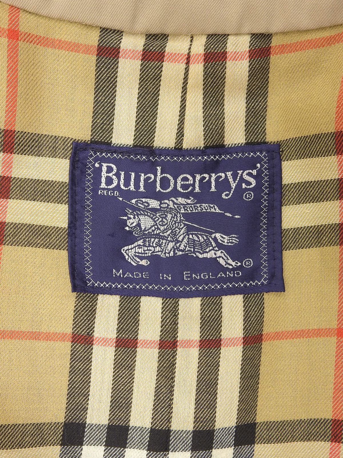 ノバチェックライニングトレンチコート ベージュ