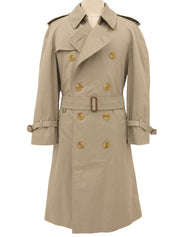 ノバチェックライニングトレンチコート ベージュ